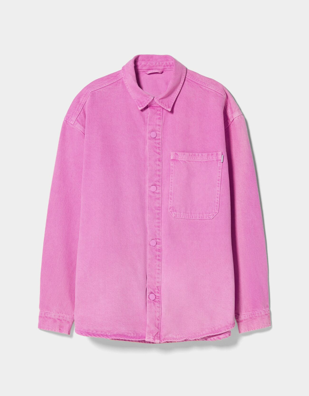 Farbige Hemdjacke aus Denim