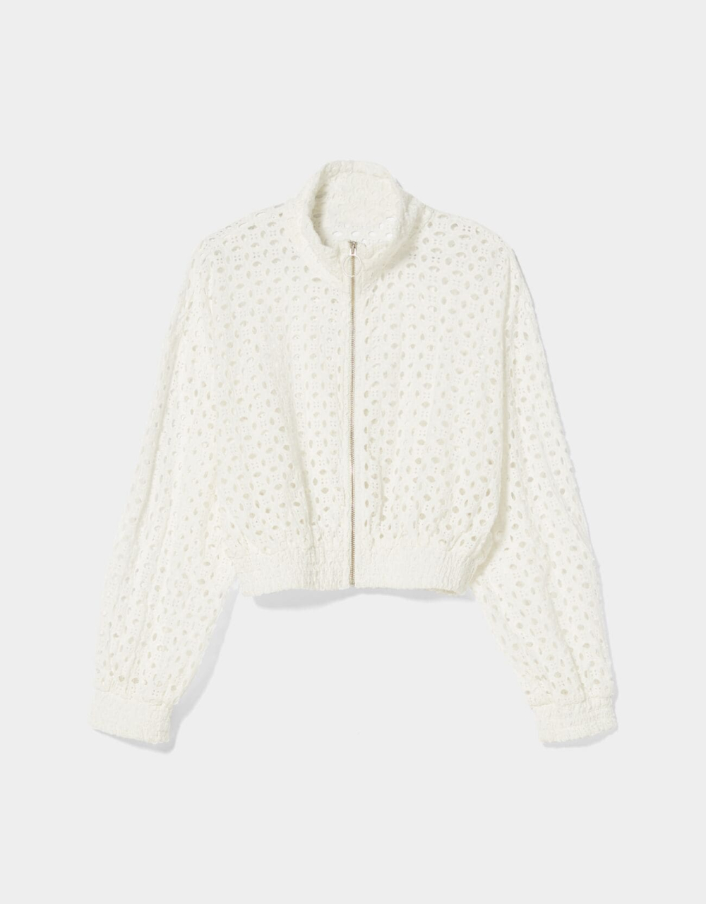 Jacke mit Schweizer Stickerei