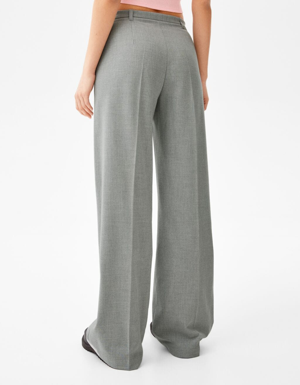 Wide-Leg-Hose mit Gürtelschlaufen