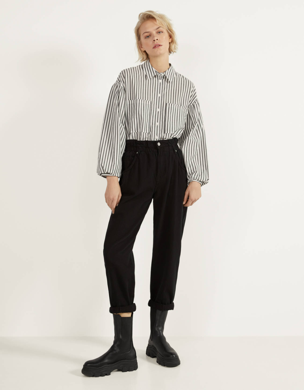 Gestreiftes Damen Hemd