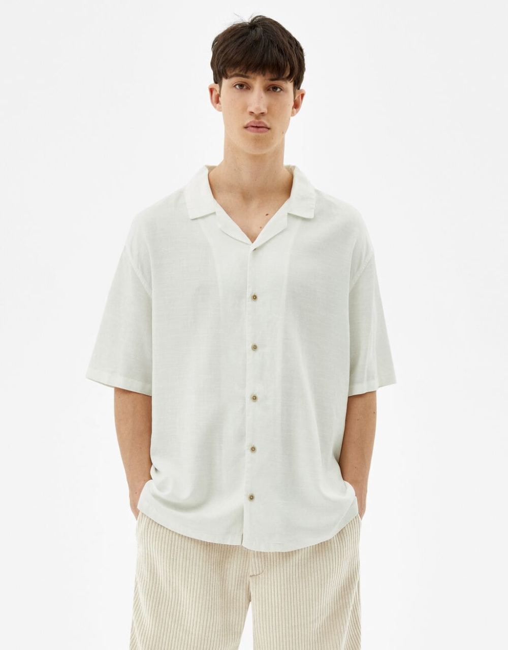 Kurzärmeliges Hemd im Relaxed Fit