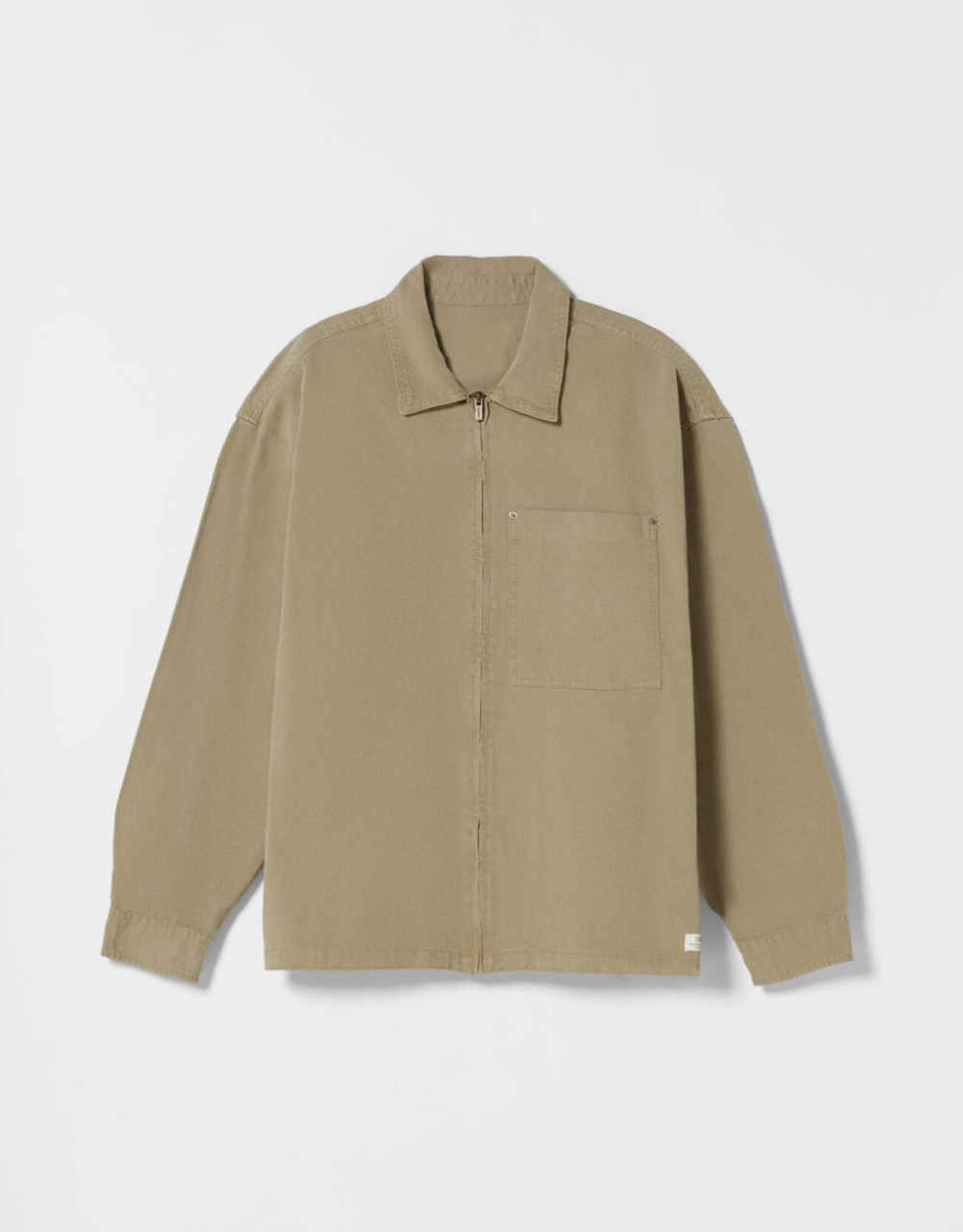 Baumwolljacke mit Reißverschluss